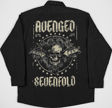 Avenged Sevenfold Müzik Grubu Baskılı Unisex Rock Metal Cepli Gömlek