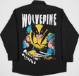 Wolverine Baskılı Unisex Dc Karakter Cepli Gömlek