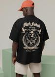 Black Sabbath The End World Tour Baskılı Unisex Oversize Rock Metal Tişört