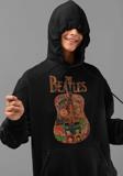 The Beatles Müzik Grubu Baskılı Unisex Oversize Hoodie