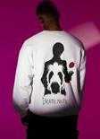 Death Note Baskılı Unisex Oversize Anime Death Note Sweatshirt