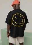 Nirvana Baskılı Unisex Oversize Müzik Grubu Tişört