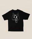 Dil Çıkaran Kedi Baskılı Unisex Tişört, Oversize Tasarım Tişört