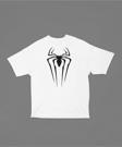 Spider-Man Logo Baskılı Unisex Tişört, Oversize Marvel Örümcek Adam Tişört