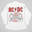 AC DC Müzik Grubu Rock & Roll Yazılı Unisex Rock Metal Baskılı Gömlek