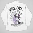Resilience Yazılı Unisex Tasarım Baskılı Cepli Gömlek