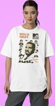 Way 2 Sexy Drake Rapper Baskılı Unisex Tişört, Oversize Rap Tişört