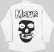 Misfits Müzik Grubu Baskılı Unisex Rock Metal Cepli Gömlek