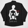 Death Note Baskılı Unisex Anime Cepli Gömlek
