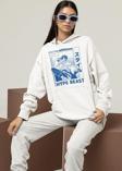 Hype Beast Baskılı Unisex Oversize Anime Hoodie