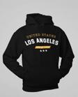 United States Los Angeles 1986 Yazılı Unisex Oversize Hoodie