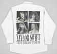 Taylor Swift The Eras Tour Baskılı Unisex Şarkıcı Cepli Gömlek