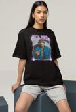 Justin Bieber Baskılı Unisex Oversize Şarkıcı Tişört