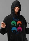 The Beatles 1967 Baskılı Unisex Oversize Müzik Grubu Hoodie