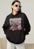Şarkıcı Taylor Swift The Eras Tour Baskılı Unisex Oversize Hoodie