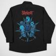 Slipknot Müzik Grubu Baskılı Unisex Rock Metal Cepli Gömlek