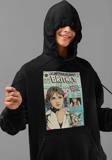 Şarkıcı Britney Spears Dergi Kapağı Temalı Unisex Oversize Hoodie