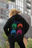 The Beatles 1967 Baskılı Unisex Oversize Müzik Grubu Hoodie