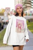 Şarkıcı Taylor Swift The Eras Tour Baskılı Unisex Oversize Sweatshirt