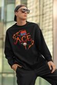 Ace Anime Karakter Baskılı Unisex Oversize Sweatshirt