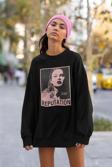 Reputation Yazılı Unisex Oversize Taylor Swift Sweatshirt