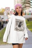 Travis Scott Baskılı Unisex Oversize Rapper Sweatshirt
