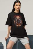 Tasarım Metallica Rock Metal Müzik Grubu Baskılı Unisex Oversize Tişört