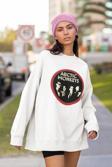 Arctic Monkeys Baskılı Unisex Sweatshirt, Oversize Müzik Grubu Sweatshirt
