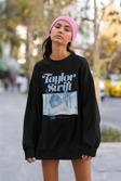 Taylor Swift 1989 Baskılı Unisex Oversize Şarkıcı Sweatshirt
