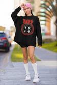 Kiss Rock Metal Müzik Grubu Baskılı Unisex Oversize Sweatshirt