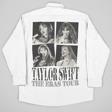 Taylor Swift The Eras Tour Baskılı Unisex Şarkıcı Cepli Gömlek