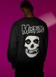 Misfits Müzik Grubu Baskılı Unisex Oversize Sweatshirt