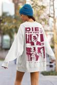 The Weeknd Die For You Yazılı Unisex Oversize Rapper Sweatshirt