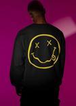 Nirvana Baskılı Unisex Oversize Tasarım Sweatshirt