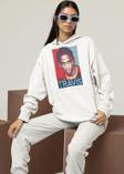 Travis Scott Rapper Baskılı Unisex Oversize Hoodie