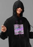 I Dont Care Yazılı Unisex Oversize Tasarım Hoodie