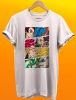 Remonz Demon Slayer Kimetsu No Yaiba Baskılı %100 Pamuk Basic T-Shirt Normal Beden Tişört