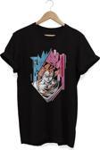 Remonz Dragonball Goku Vegeta Kid Buu Basklılı Siyah T-Shirt
