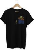 Remonz Baby Yoda Grogu Mandalorian Star Wars Baskılı Pamuklu T-Shirt