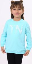 Toontoy Kız Çocuk Baskılı Sweatshirt