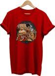 Remonz Attack On Titan Baskılı %100 Pamuk Basic T-Shirt Normal Beden Tişört