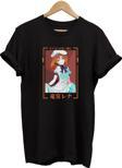 Remonz Rena Ryuugu Baskılı %100 Pamuk Basic T-Shirt Normal Beden Tişört