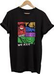 Remonz One Piece Baskılı %100 Pamuk Basic T-Shirt Normal Beden Tişört