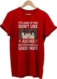 Remonz Anime Baskılı %100 Pamuk Basic T-Shirt Normal Beden Tişört