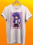 Remonz Furude Rika Baskılı %100 Pamuk Basic T-Shirt Normal Beden Tişört