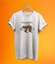 Remonz Tembel Baskılı Beyaz, %100 Pamuk Basic (Normal Beden) T-Shirt
