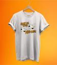 Remonz Boo-Bees Baskılı Beyaz, %100 Pamuk Basic (Normal Beden) T-Shirt