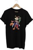 Remonz Sünger Bob One Piece Boa Hancock Baskılı Siyah T-Shirt