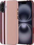 iPhone 16 Plus Kılıf Magsafe Şarj Özellikli Karbon Fiber Görünümlü Ultra İnce Premium Next Kapak