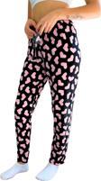 Dreamy Soft Kadife Dokulu Desenli Süet Pijama Altı Pantolon